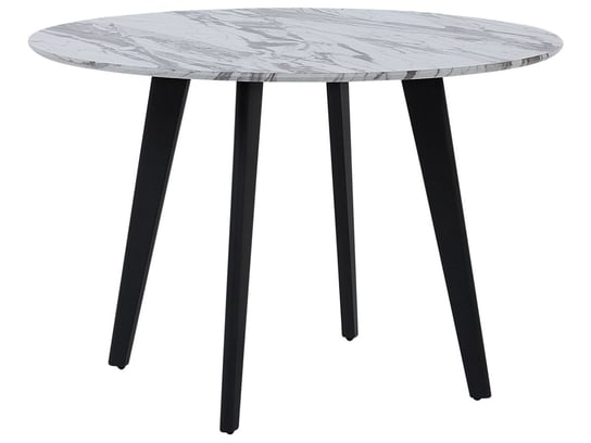 Stół do jadalni BELIANI Mosby, szaro-czarny, 110x110x75 cm Beliani