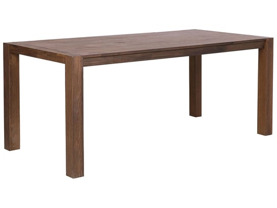 Stół do jadalni BELIANI Natura, czarno-brązowy, 180x85x89 cm Beliani