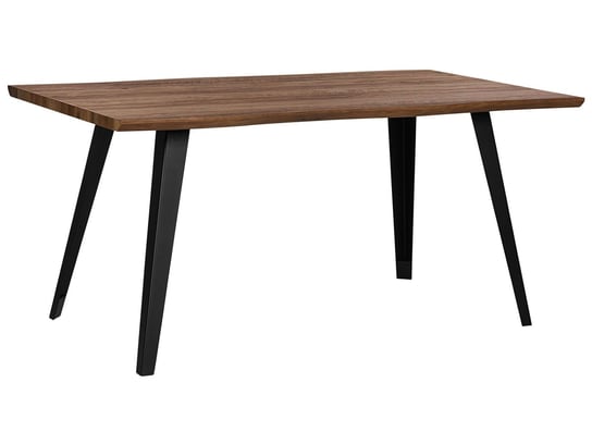 Stół do jadalni BELIANI Witney, brązowo-czarny, 160x90x76 cm Beliani