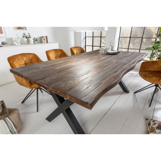 Stół do jadalni genesis vintage 160cm akacja brązowy 40501 Invicta Interior