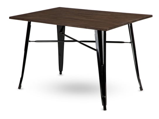 Stół do jadalni HOME SELECT Grenelle, brązowo-czarny, 120x80x77 cm HOME SELECT