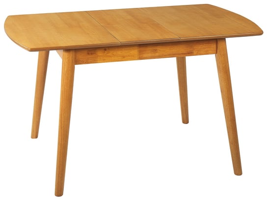Stół do jadalni rozkładany 100/130 x 80 cm jasne drewno TOMS Beliani