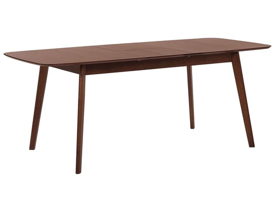 Stół do jadalni rozkładany 120/150 x 75 cm ciemne drewno MADOX Beliani