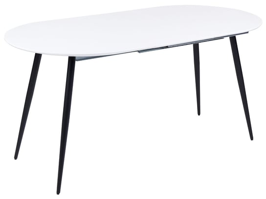 Stół do jadalni rozkładany 120/160 x 80 cm biały STAVERTON Beliani