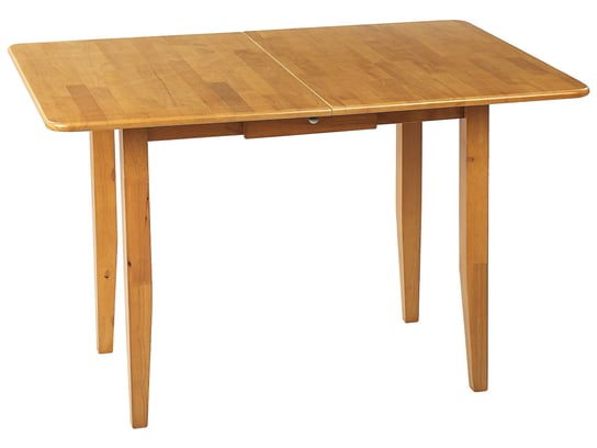 Stół do jadalni rozkładany 90/120 x 60 cm jasne drewno MASELA Beliani
