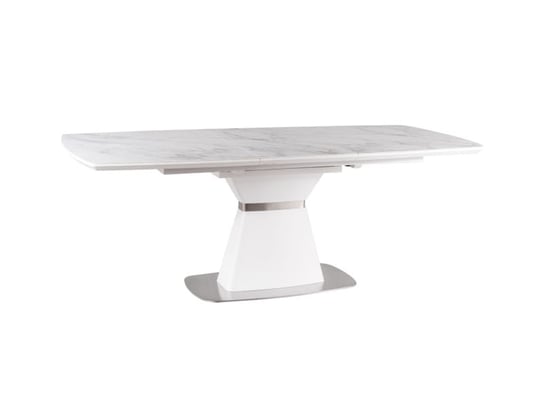 Stół Do Jadalni Saturn Ii Ceramic 160(210)X90 Biały Rozkładany Signal