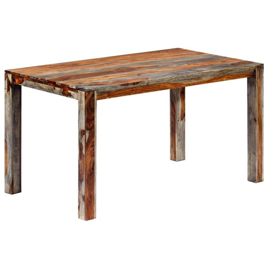 Stół do jadalni VIDAXL, szaro-brązowy, 70x76x140 cm vidaXL