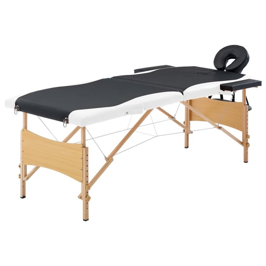 Stół do masażu 2-strefowy, składany, drewniany, cz Inna marka