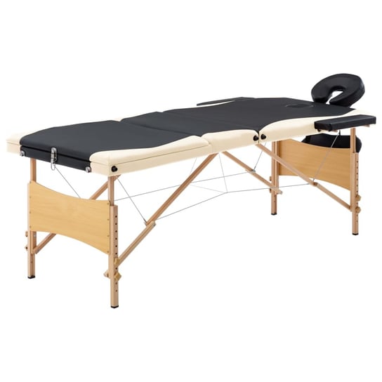 Stół do masażu 3-strefowy, składany, drewniany, cz Inna marka