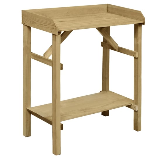 Stół do przesadzania drewniany 75x40x90cm, różnoko Inna marka