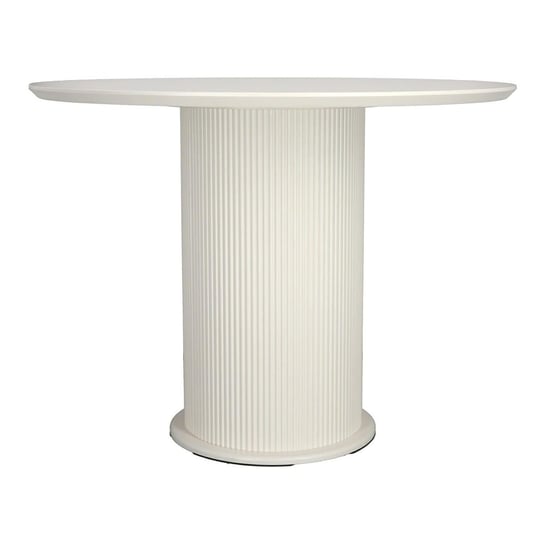Stół Elia 100cm okrągły biały Intesi