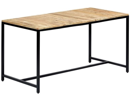 Stół ELIOR Avis, jasnobrązowy, 75x140x70 cm Elior