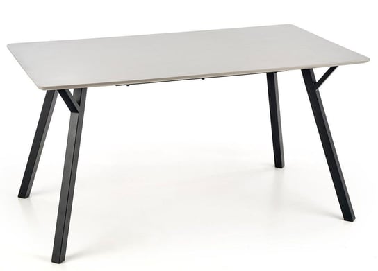 Stół ELIOR Hover 3X, popiel, 74x140x80 cm, 4 szt. Elior