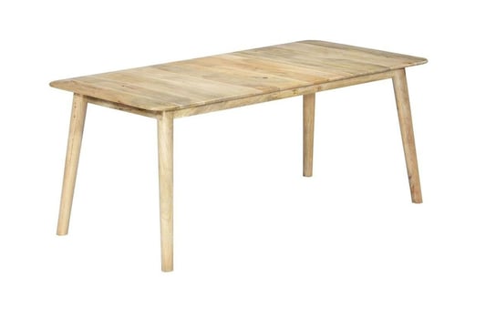Stół ELIOR Kelis 2X, jasnobrązowy, 180x90x76 cm Elior