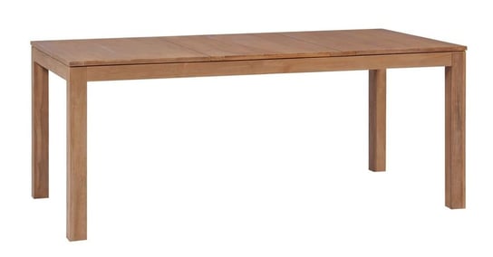 Stół ELIOR Margos, brązowy, 76x90x180 cm Elior