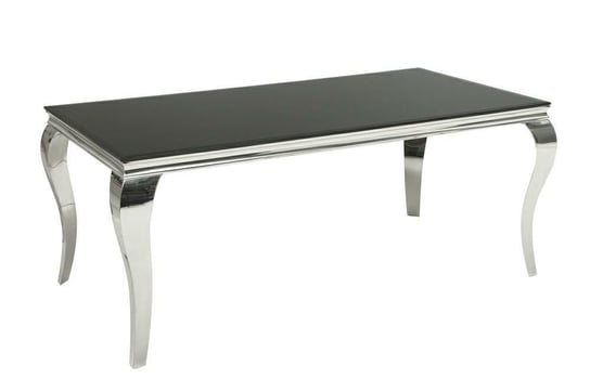 Stół INVICTA INTERIOR Modern Barock, czarno-srebrny, 75x180x90 cm Invicta Interior