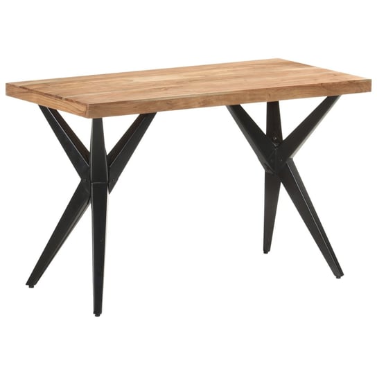 Stół jadalniany, 120x60x76 cm, lite drewno akacjowe vidaXL