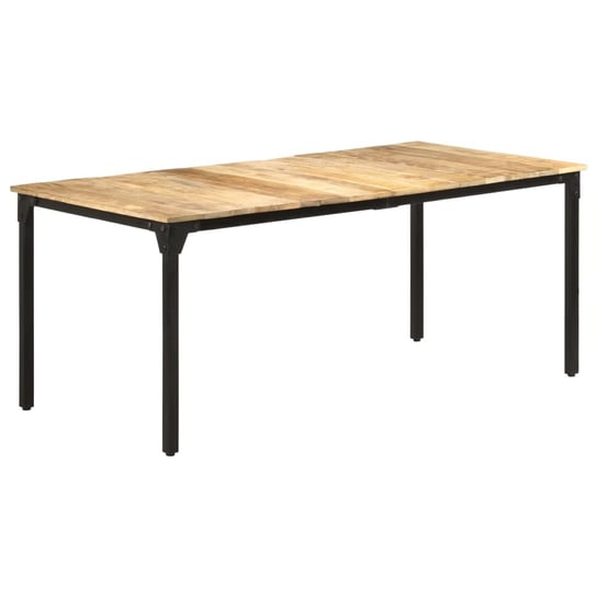 Stół jadalniany, 180 x 90 x 76 cm, surowe drewno mango vidaXL