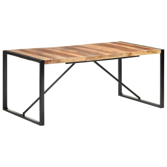 Stół jadalniany, 180x90x75 cm, drewno stylizowane na sheesham vidaXL