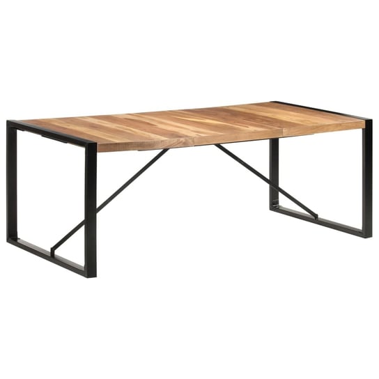 Stół jadalniany, 200x100x75 cm, drewno stylizowane na sheesham vidaXL