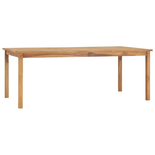 Stół jadalniany, 200x100x75 cm, lite drewno tekowe vidaXL