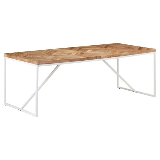 Stół jadalniany, 200x90x76 cm, lite drewno akacjowe i mango vidaXL