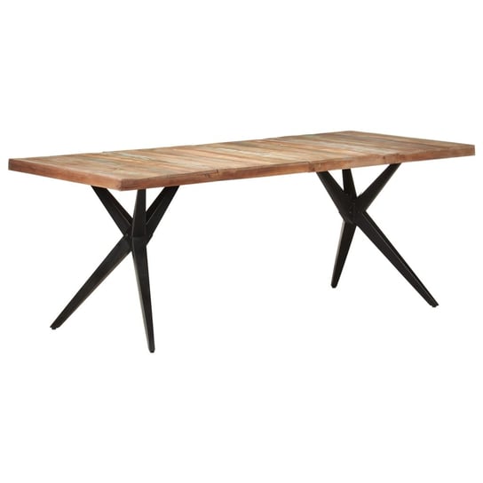 Stół jadalniany, 200x90x76 cm, lite drewno z odzysku vidaXL