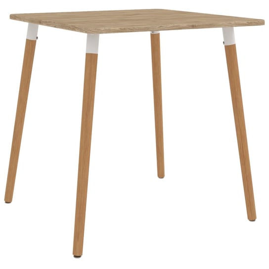 Stół jadalniany, 80 x 80 x 75 cm, metalowy vidaXL