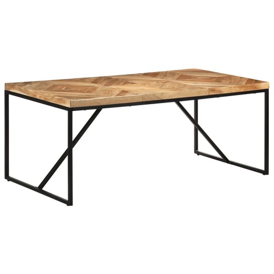 Stół jadalniany drewniany 180x90 czarny Zakito Europe