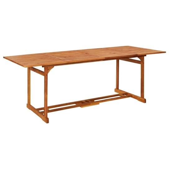 Stół jadalniany drewniany 220x90x75 cm, kolor natu / AAALOE Inna marka