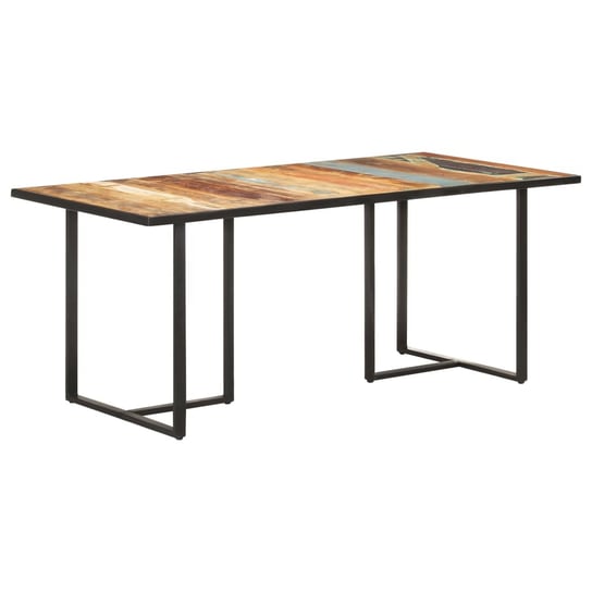 Stół jadalniany drewniany, industrialny, 180x90x76 / AAALOE Inna marka