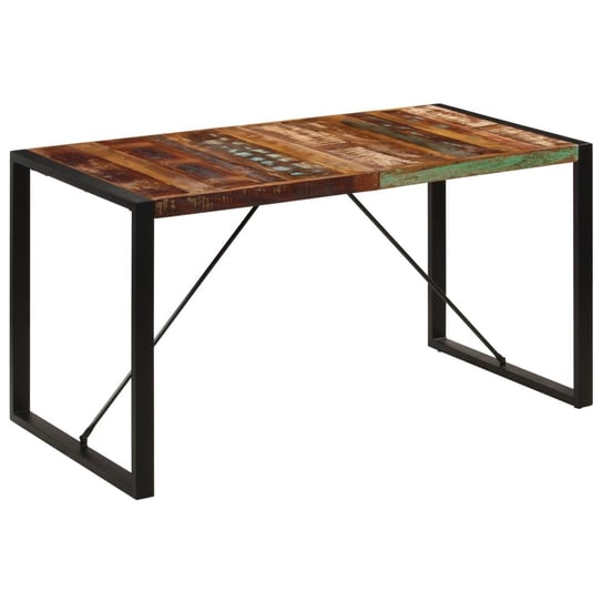 Stół jadalniany drewniany retro 140x70x75 cm, różn / AAALOE Inna marka