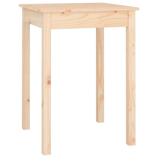 Stół jadalniany drewno sosnowe 55x55x75 cm, natura Zakito Europe