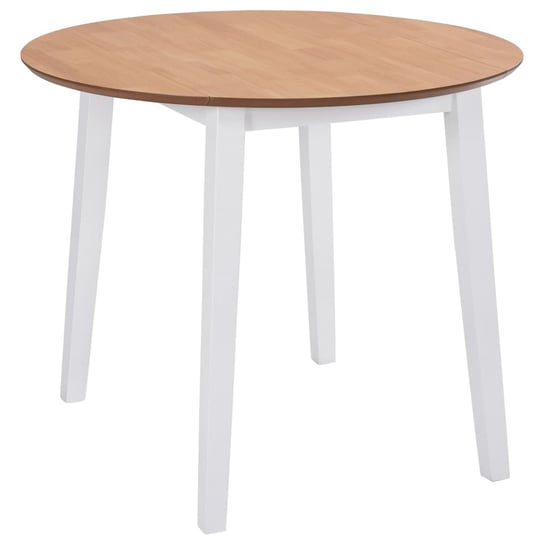 Stół jadalniany VIDAXL, biały, 90x75 cm vidaXL