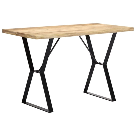 Stół jadalniany VIDAXL, jasnobrązowy, 120x60x76 cm vidaXL