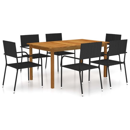 Stół jadalniany z drewna akacjowego, 150x90x74 cm, / AAALOE Inna marka