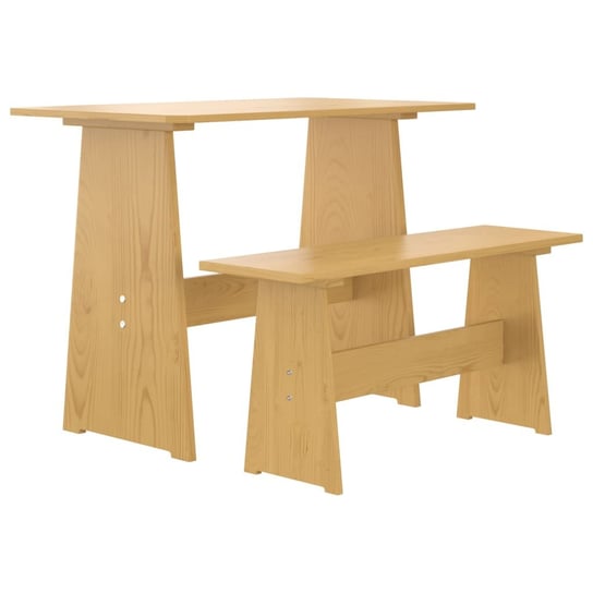 Stół jadalniany z ławką - drewno sosnowe, 100x60x7 / AAALOE Inna marka