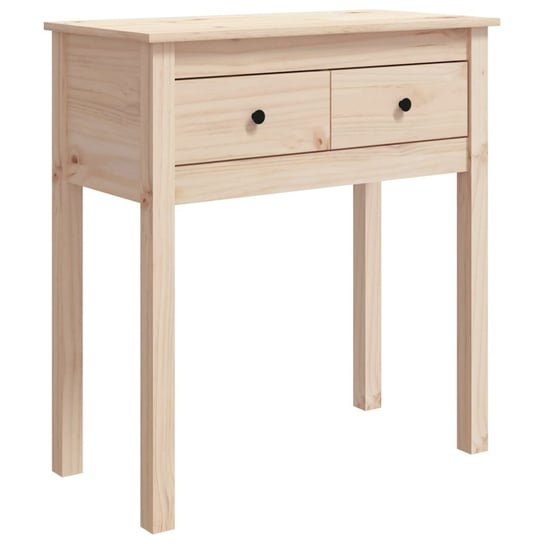 Stół konsolowy drewniany, 70x35x75 cm, sosna / AAALOE Inna marka