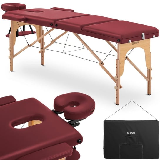 Stół łóżko do masażu przenośne składane do 227kg Physa