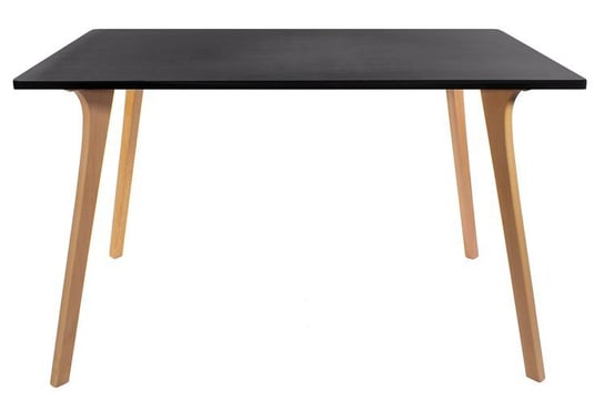 Stół MUFART DOS, czarno-brązowy, 74x120x80 cm MUFART
