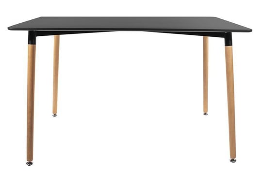 Stół MUFART TRE, czarny, 120x80 cm MUFART