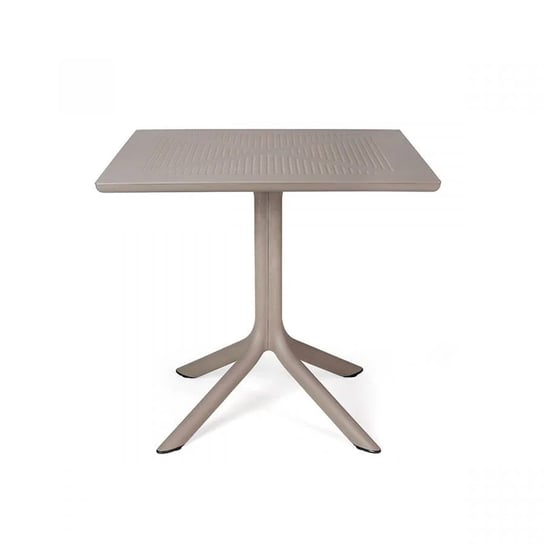 Stół NARDI Clip, beżowy, 75x80 cm Nardi