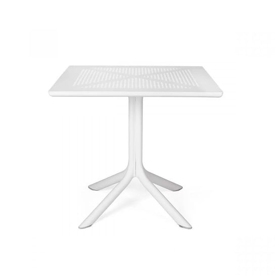 Stół NARDI Clip, biały, 75x80 cm Nardi