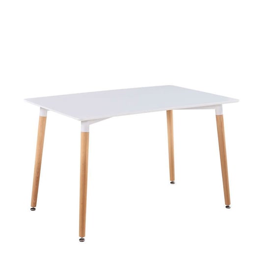 Stół Nicole, biały matowy, 80x120x75 cm HLiving