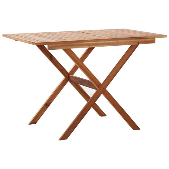 Stół ogrodowy, 110x67x74 cm, lite drewno akacjowe vidaXL