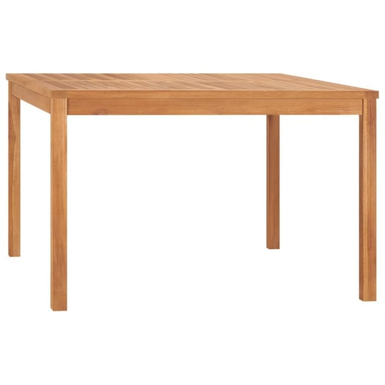 Stół ogrodowy, 120x120x77 cm, lite drewno tekowe vidaXL