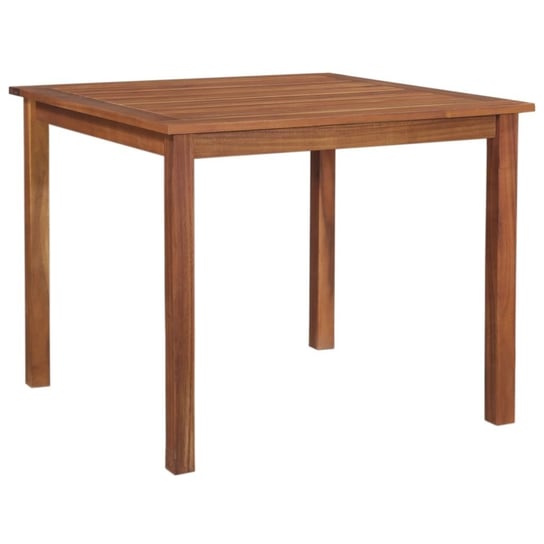 Stół ogrodowy, 85x85x74 cm, lite drewno akacjowe vidaXL