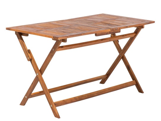 Stół ogrodowy BELIANI Cento, drewniany, 140x75 cm Beliani