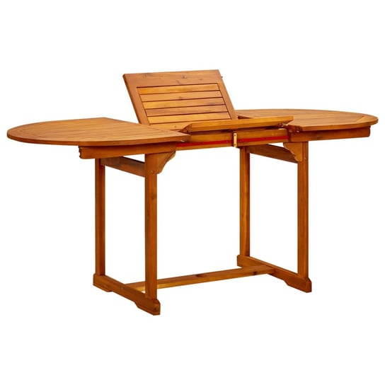 Stół ogrodowy drewniany akacjowy 120-170x80x75 cm / AAALOE Inna marka
