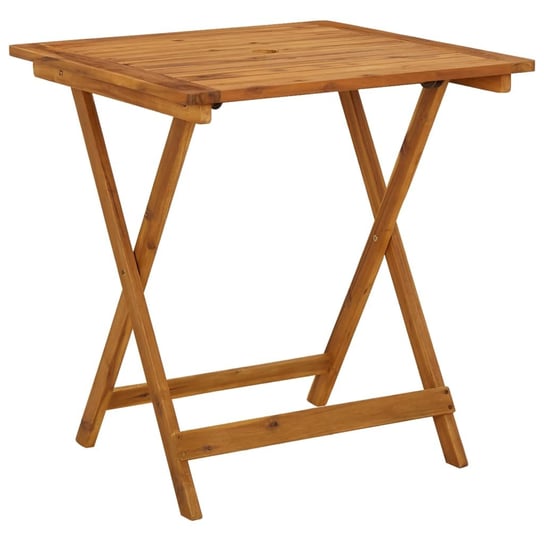 Stół ogrodowy drewniany akacjowy 70x70x75 cm / AAALOE Inna marka